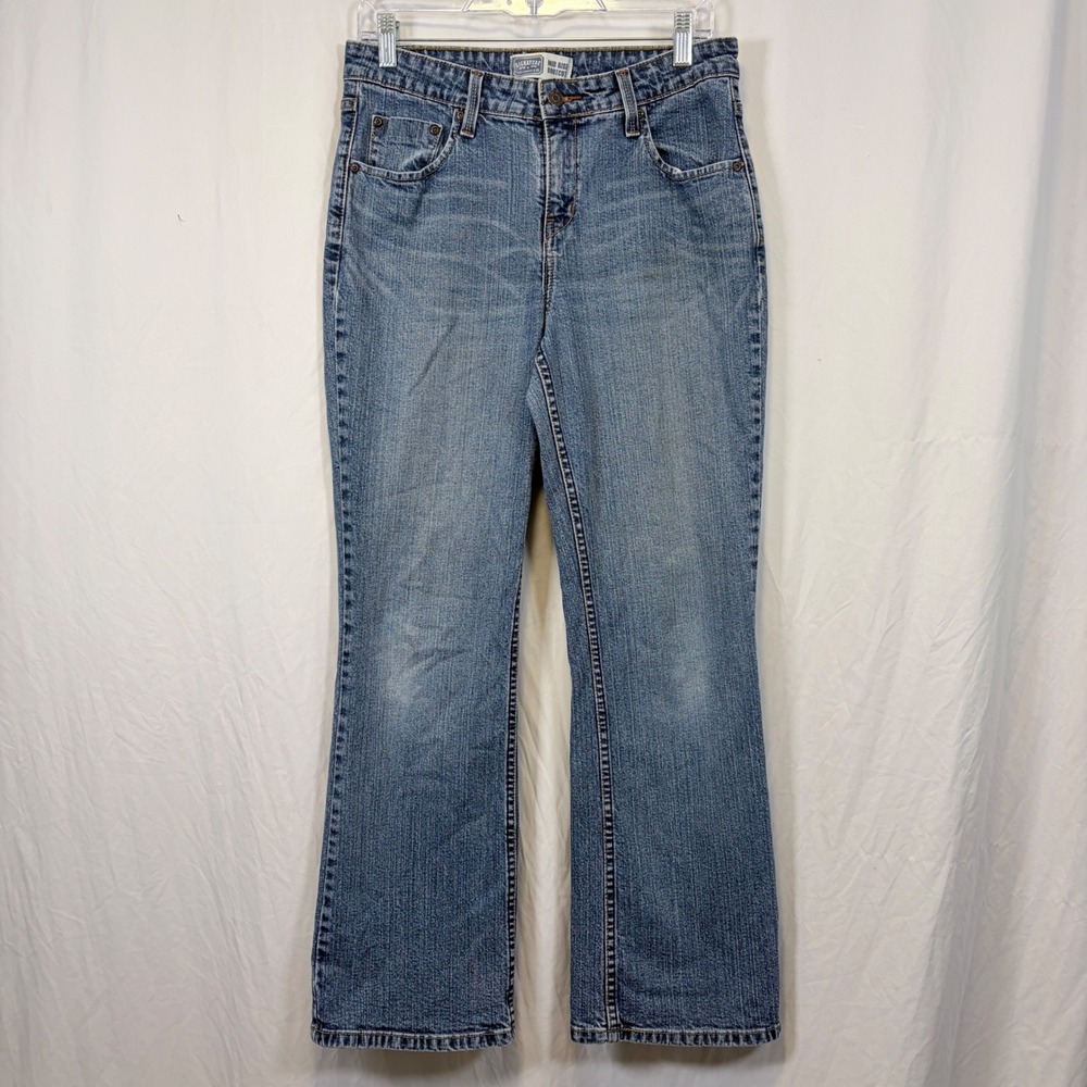 Signature by Levi Strauss & Co Jeans Bootcut Mid Rise Blue Misses 10 Short